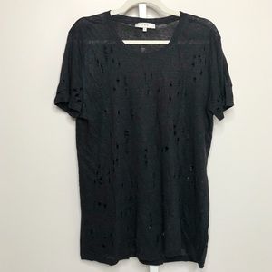 IRO DISTRESSED LINEN TEE
